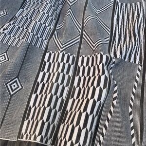 Vintage African Baule Mudcloth Textile Throw Rug 61” L x 44” W Textile | No. 167